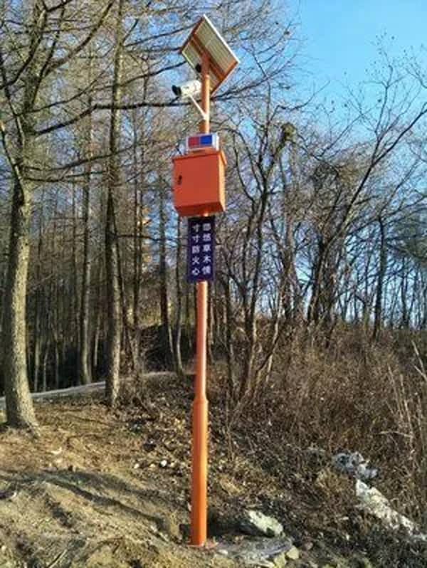 太阳能森林防火语音提示器案例