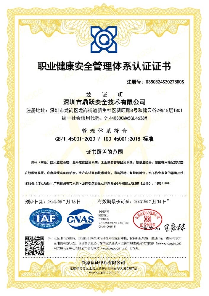 ISO认证证书