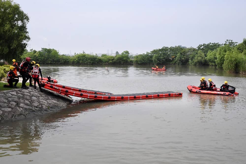 救援浮桥,水域救援的生命通道