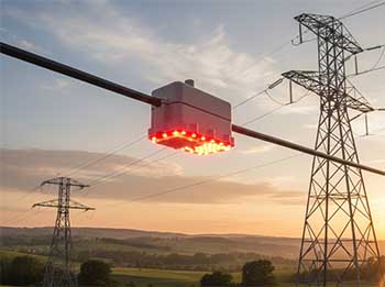 架空线路取电防外破警示装置，助力电力运维实现零事故