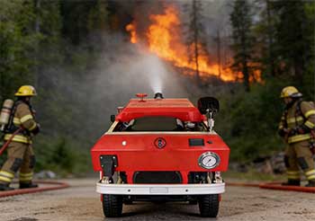 林区火灾压不住火线？试试150L高压灭火泵