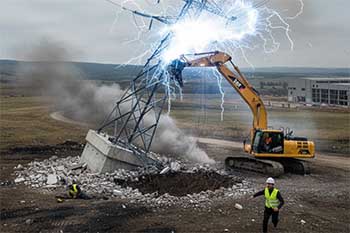 工程机械靠近高压线路？用近电报警器守护安全