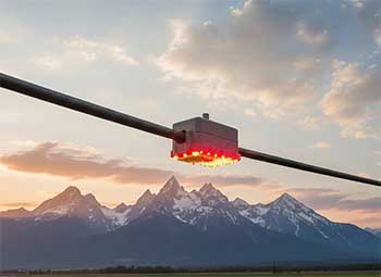 高压取电防外破警示装置：守护电网安全的生命防线