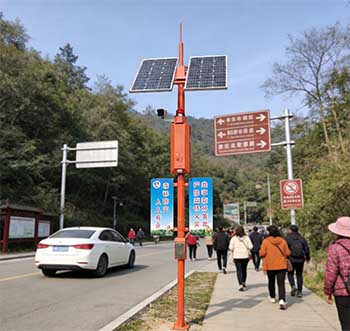 太阳能语音宣传杆：光伏赋能，智能播报守护户外安全