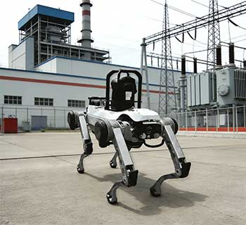 98%异常识别率变，变电站四足机器人的精准巡检技术