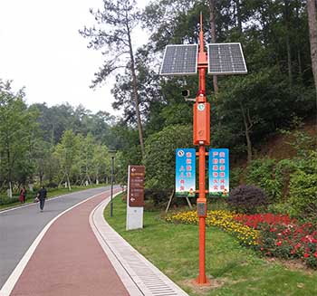 野外太阳能语音监控杆：主动预警，让户外安防更高效