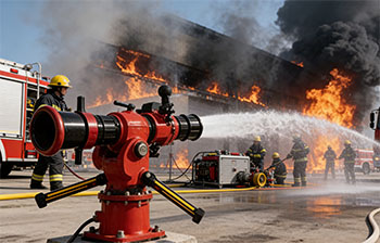 便携式移动消防炮，快速部署、安全控火两不误