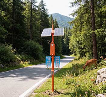 太阳能视频语音监控杆：光伏供电+高清监控+实时对讲