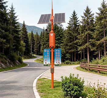 免布线易部署，太阳能视频监控杆破解户外监控供电难题