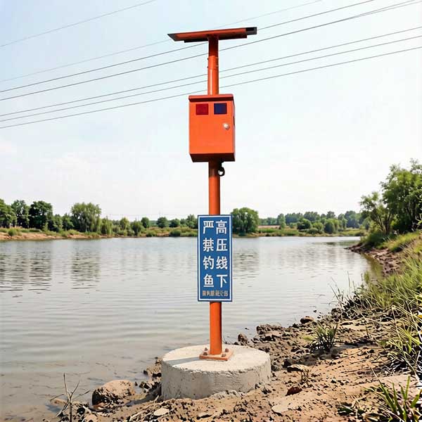 高压线下防垂钓智能警示杆：破解违规垂钓隐患，守护电网安全