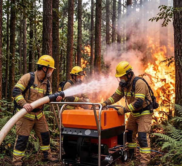高效灭火 + 便捷移动，移动式高压细水雾灭火装置