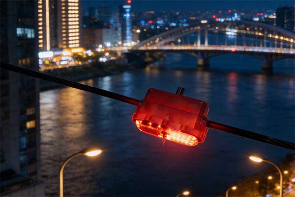 雷达感应+双供电模式，高压取电防外破警示装置