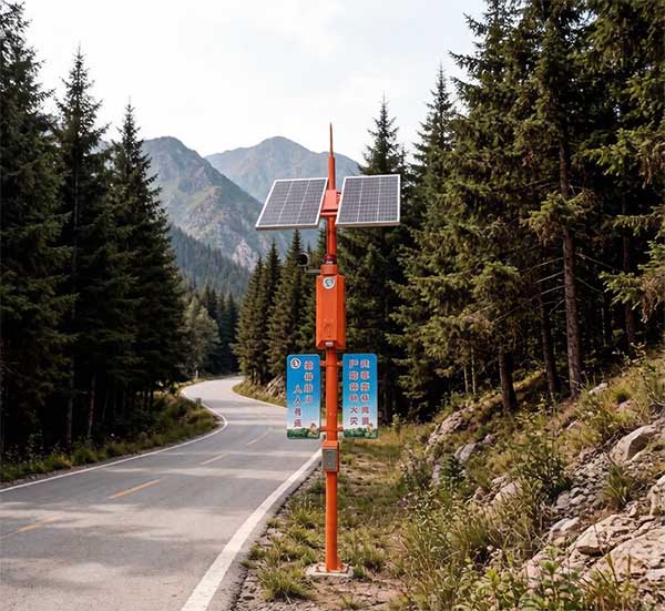 电力不稳场景安防优选：太阳能语音监控杆智能预警