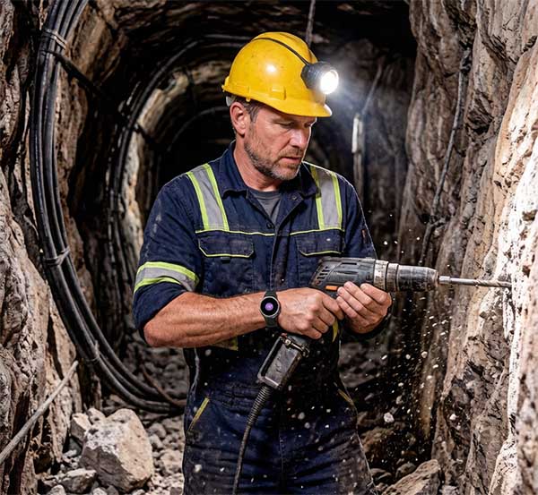 矿山/建筑高危作业，选什么防护设备？智能手环DY-DLE-SSH值得信赖