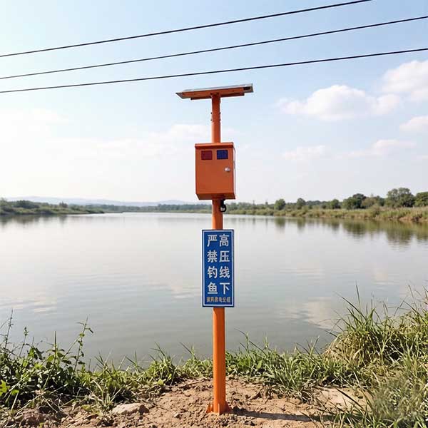 DY-DLE-JSG高压线下防垂钓警示杆 河道水库电网安全防护优选